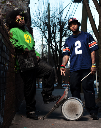 Hip-Hop duo Big Heed and Alien